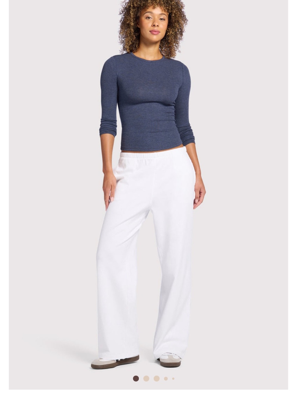 NWT Nuuds White Everyday Pant